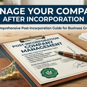 COMPANY POST INCORPORATION